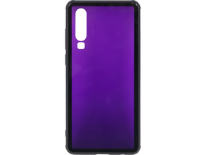 Chameleon Huawei P30 - Ovitek iz gume in stekla (TPUG) - Purple Ombre
