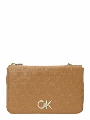 Calvin Klein Torbice torbice za vsak dan rjava Re-lock Double Gusett Xbody-emb