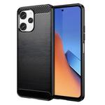 Ovitek Carbon Shield TPU za Xiaomi Redmi 12 - Črna KP29158