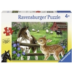 WEBHIDDENBRAND RAVENSBURGER Sestavljanka z žrebetom in žrebičkom 60 kosov