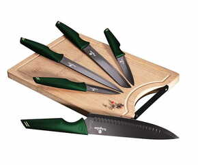 Shumee Komplet 5 kuhinjskih nožev z desko Berlinger Haus Bh-2706