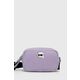 Torbica Karl Lagerfeld vijolična barva - vijolična. Majhna torbica iz kolekcije Karl Lagerfeld. na zapenjanje, model izdelan iz tekstilnega materiala.