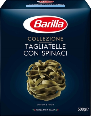 Barilla Collezione - Tagliatelle s špinačo - 500 g
