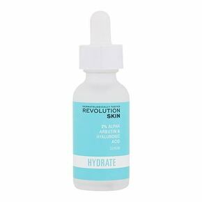 Revolution Skincare Hydrate 2% Alpha Arbutin &amp; Hyaluronic Acid Serum serum za obraz za vse tipe kože 30 ml za ženske
