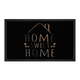 Črn predpražnik Hanse Home Home Sweet Home, 45 x 75 cm