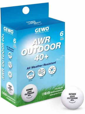 WEBHIDDENBRAND Gewo AWR Outdoor 40+ set žogic za namizni tenis