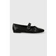 Usnjene balerinke Vagabond Shoemakers JOLIN črna barva, 5608.001.20 - črna. Balerinke iz kolekcije Vagabond Shoemakers, izdelane iz naravnega usnja. Model z mehkim, oblikovanim vložkom zagotavlja udobje.