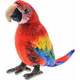 Plišasta papiga Ara 20 cm rdeča
