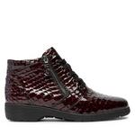 Gležnjarji Caprice 9-25152-41 Bordo rdeča