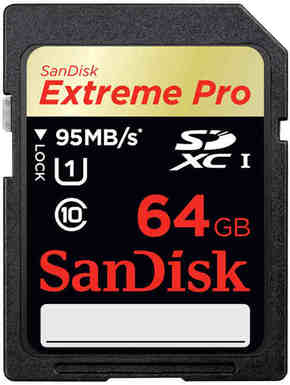 SanDisk SDXC 64GB spominska kartica