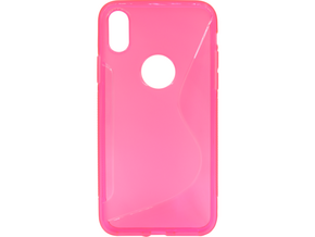 Chameleon Apple iPhone X / XS - Gumiran ovitek (TPU) - roza-prosojen SLine