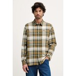 Bombažna srajca Barbour Malham moška, zelena barva, MSH5650 - zelena. Srajca iz kolekcije Barbour, izdelana iz vzorčaste tkanine. Model iz izjemno udobne bombažne tkanine.