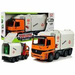 slomart Smetarsko vozilo z napravo za pogon in koš za smeti - LEAN TOYS