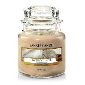 Yankee Candle Aromatična sveča Classic majhna Topla Cashmere 104 g