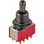 MEC Maxi Toggle Switch M 80019 / B ON/ON/ON 4PDT Črna