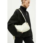 Usnjena torbica Sunnei bela barva, CACCWBAG002 - bela. Srednje velika torbica iz kolekcije Sunnei. Model na zapenjanje, izdelan iz telečjega usnja, ki je mehko in vzdržljivo. Visokokakovosten izdelek, izdelan v Italiji.