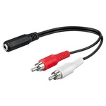 Goobay Goobay avdio adapter | Ženski | RCA x 2 | 3,5 mm stereo mini-jack | 0,2 m