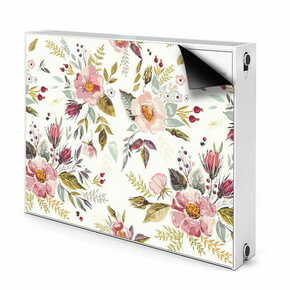 Tulup.si Dekoracija za radiatorje Vintage poljske cvetje 110x60 cm