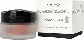 "Uoga Uoga Natural Blush Powder with Amber - 640 Coral Charm"