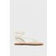 Usnjeni sandali AllSaints ženski, bela barva, Donna - bela. Sandali iz kolekcije AllSaints. Model izdelan iz naravnega usnja.