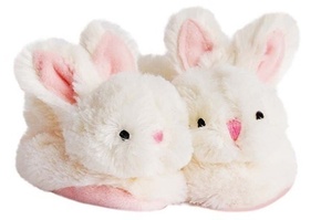 Doudou Sada topánočiek s hrkálkami králiček ružový 0-6 mesiacov