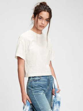 Gap Otroške Majica teen 100% organic cotton boxy t-shirt XL