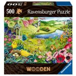 Ravensburger Lesena sestavljanka Divji vrt 500 kosov