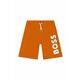 Otroške kopalne kratke hlače BOSS oranžna barva - oranžna. Otroški kopalne kratke hlače iz kolekcije BOSS. Model izdelan iz udobnega materiala.