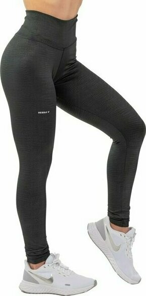 Nebbia Python SnakeSkin High-Waist Leggings Black L Fitnes hlače