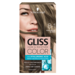 Schwarzkopf Gliss Color Care &amp; Moisture barva za lase, 8-1 Cool Medium Blonde