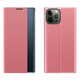 MG Sleep Case knjižni ovitek za iPhone 13 Pro, roza