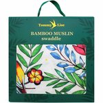 Tommy Lise Bambusova muslinska plenica Blooming Day 120x120 cm