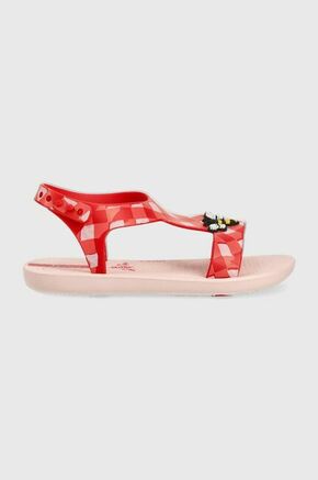 Otroški sandali Ipanema roza barva - roza. Otroški sandali iz kolekcije Ipanema. Model je izdelan iz sintetičnega materiala. Model z mehkim