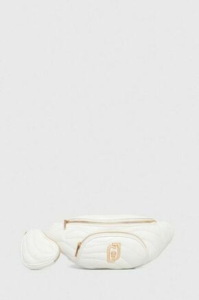 Torbica za okoli pasu Liu Jo bela barva - bela. Majhna pasna torbica iz kolekcije Liu Jo. Model na zapenjanje