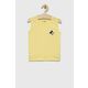 Otroška bombažna kratka majica GAP x Disney rumena barva - rumena. Otroška lahkotna kratka majica iz kolekcije GAP, izdelana iz pletenine, prijetne na optip. Model iz izjemno udobne bombažne tkanine.