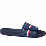 Tommy Hilfiger Japanke čevlji za v vodo mornarsko modra 38 EU Maxi Velcro Pool Slide
