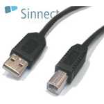 Sinnect Kabel USB 2.0 A-B M/M 1,8 m (11.202)