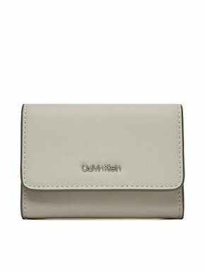 Calvin Klein Velika ženska denarnica Ck Must Trifold Sm_Block K60K611435 Bela