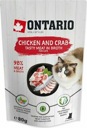 Ontario piščanec in rakovica v juhi - 80 g