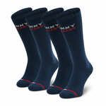 Tommy Jeans Set 2 parov nisex visokih nogavic u 701218957 Mornarsko modra