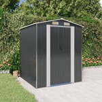 vidaXL Vrtna lopa antracitna 192x191x223 cm pocinkano jeklo