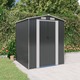 vidaXL Vrtna lopa antracitna 192x191x223 cm pocinkano jeklo