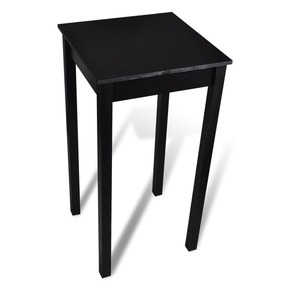 Barska miza MDF črna 55x55x107 cm