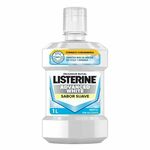 Listerine Advanced White Mild Taste Mouthwash 1000 ml osvežilna in belilna ustna vodica brez alkohola