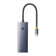 BASEUS priklopna postaja USB 3.0 TipC 5v1 siva B00052801811-02