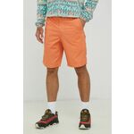 Kratke hlače Columbia Washed Out moške, oranžna barva - oranžna. Kratke hlače iz kolekcije Columbia. Model izdelan iz bombaža.