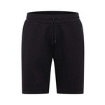 Kratke hlače Guess moški, črna barva - črna. Kratke hlače iz kolekcije Guess. Model izdelan iz debele, rahlo elastične pletenine.
