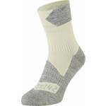 Sealskinz Bircham Waterproof All Weather Ankle Length Sock Cream/Grey Marl S Kolesarske nogavice