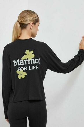 Majica z dolgimi rokavi Marmot Flowers For Life ženska
