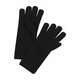 Rokavice s primesjo volne Tommy Hilfiger črna barva - črna. Rokavice iz kolekcije Tommy Hilfiger. Model izdelan iz iz tanke, enobarvne pletenine.